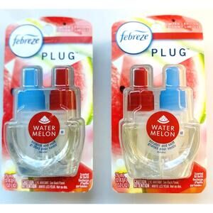 Febreze WATERMELON Plug In Scented‎ Oil Refills LIMITED EDITION (Pack of 2)